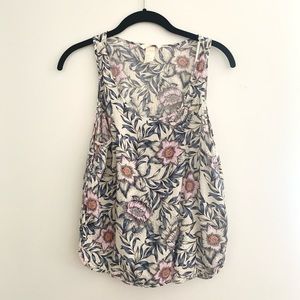 S H&M floral tank